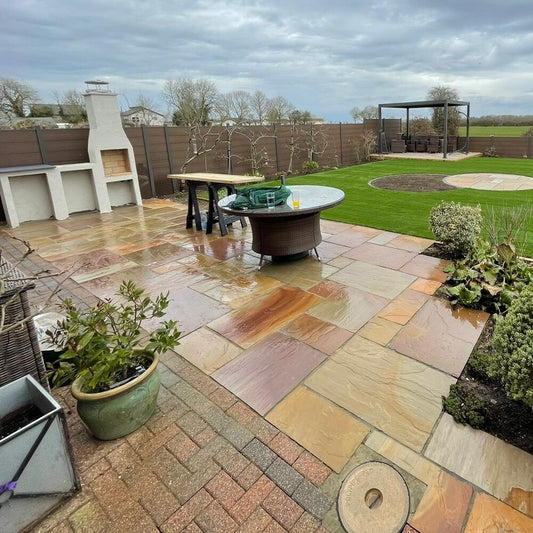 How Rippon Buff Paving Slabs Effortlessly Add Colour To Your Garden