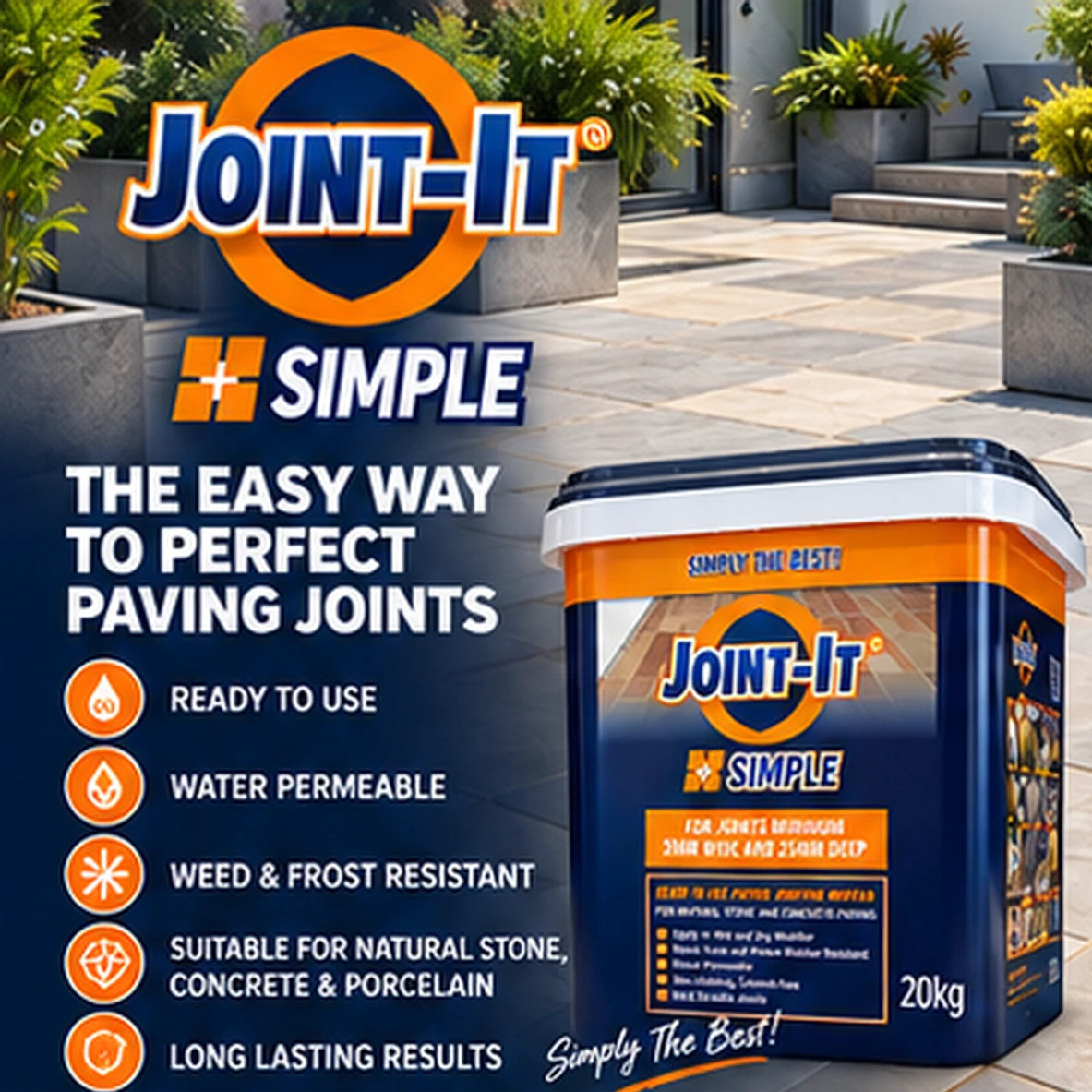 Joint-It Simple Ready-to-Use Paving Jointing Compound – 20kg