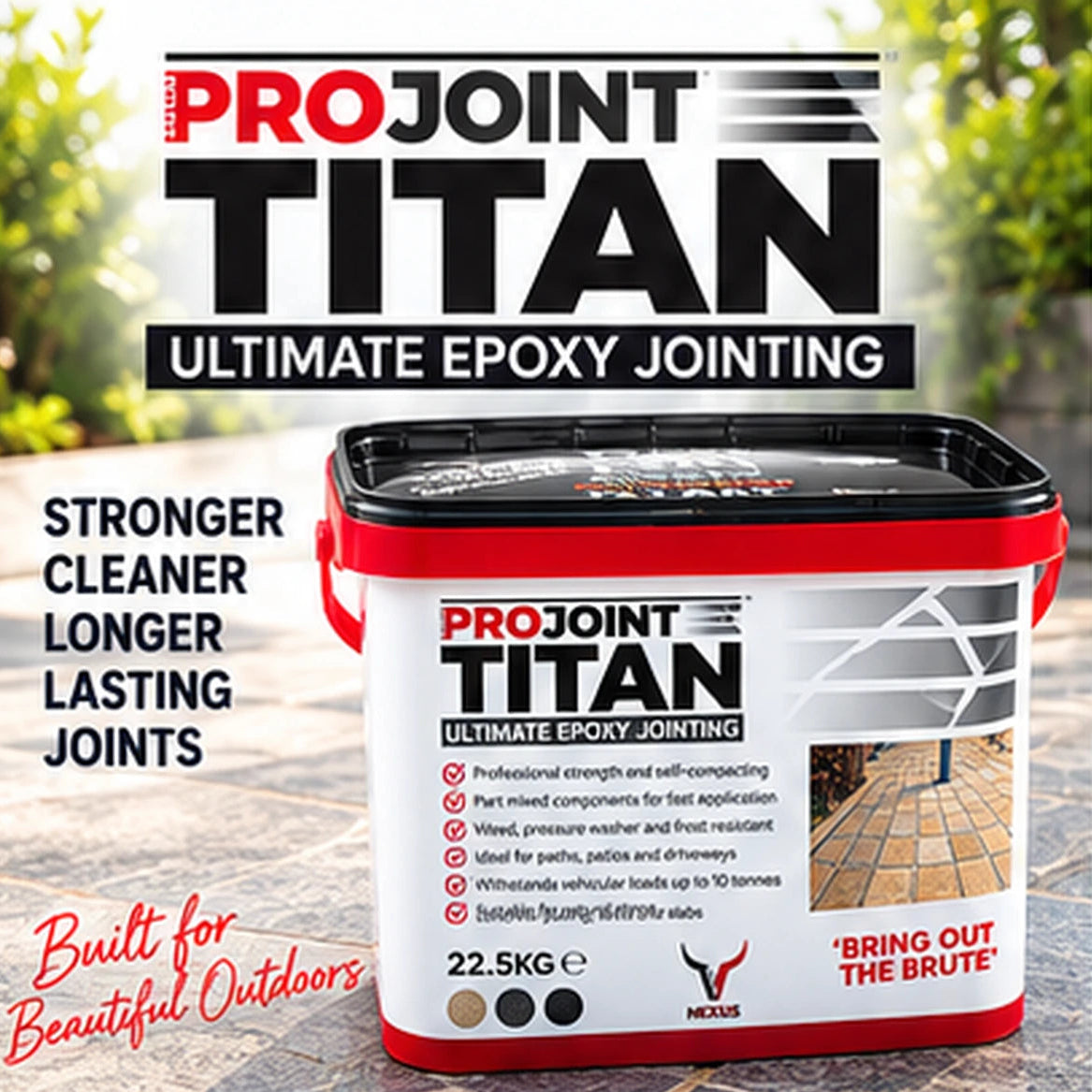 Nexus ProJoint Titan High Strength Paving Jointing Compound – 22.50kg