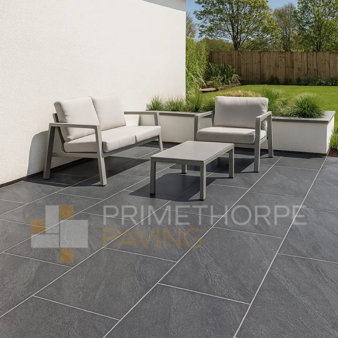 Cathedral Anthracite Porcelain Paving - 900 x 600