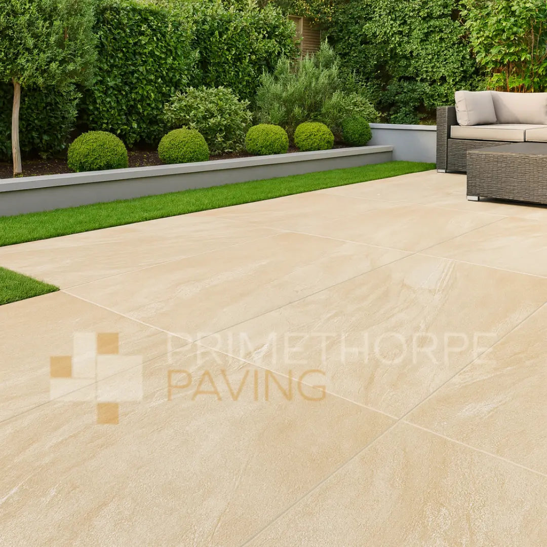 Cathedral Beige Porcelain Paving - 900 x 600
