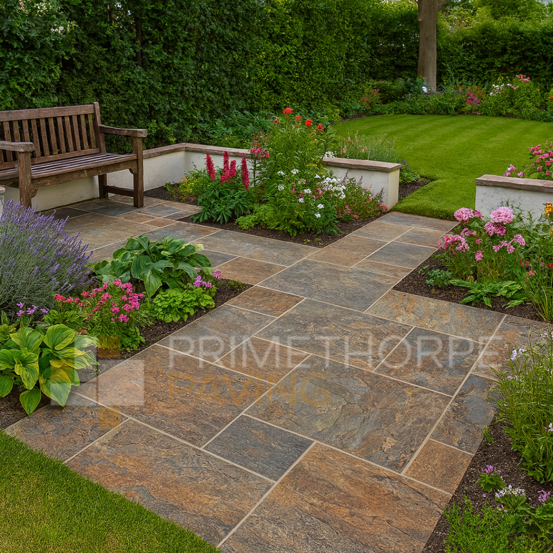 Rustic Vijaya Copper Slate Paving