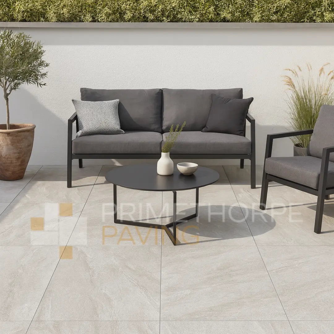 Cathedral Grey Porcelain Paving - 900 x 600