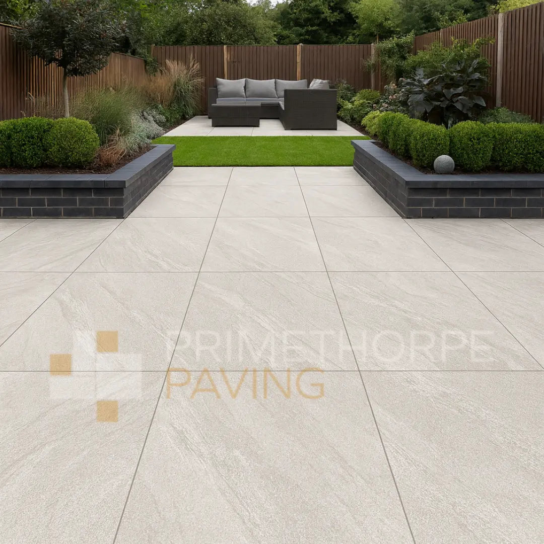 Cathedral Grey Porcelain Paving - 900 x 600