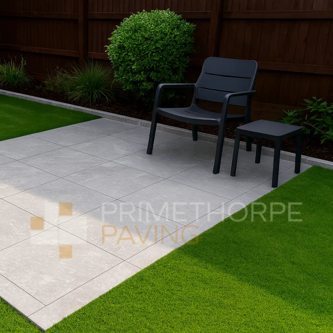 Rock White Porcelain Edging Planks - 1000x160mm