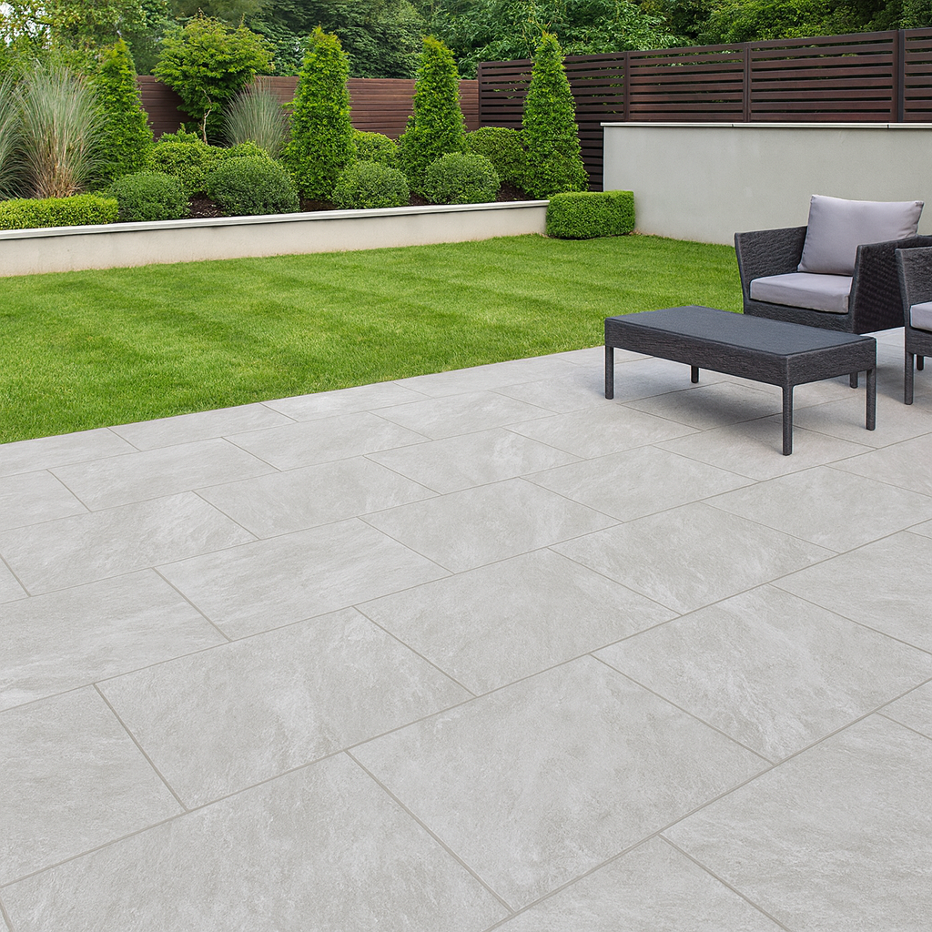 Quartz Grey Porcelain Paving