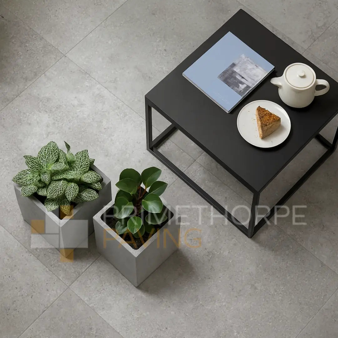 Colosseo Grey Porcelain Paving - 900 x 900