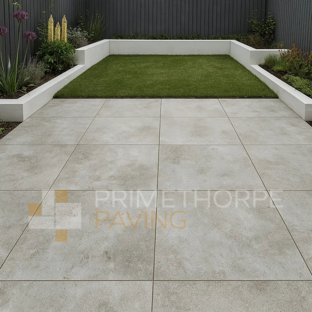 Colosseo Grey Porcelain Paving - 900 x 900