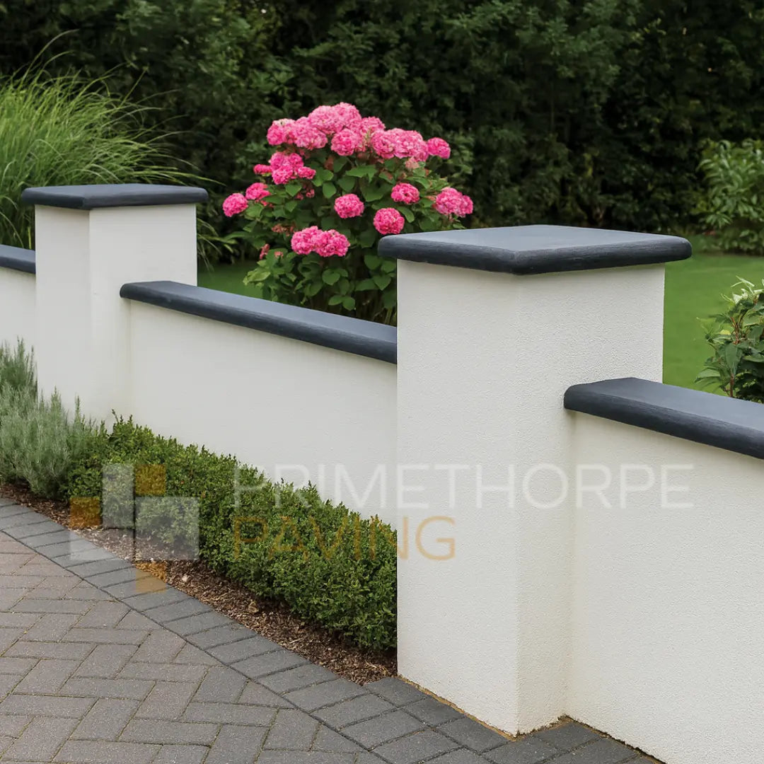 Kota Black Limestone - Coping Stones - Rounded Edges