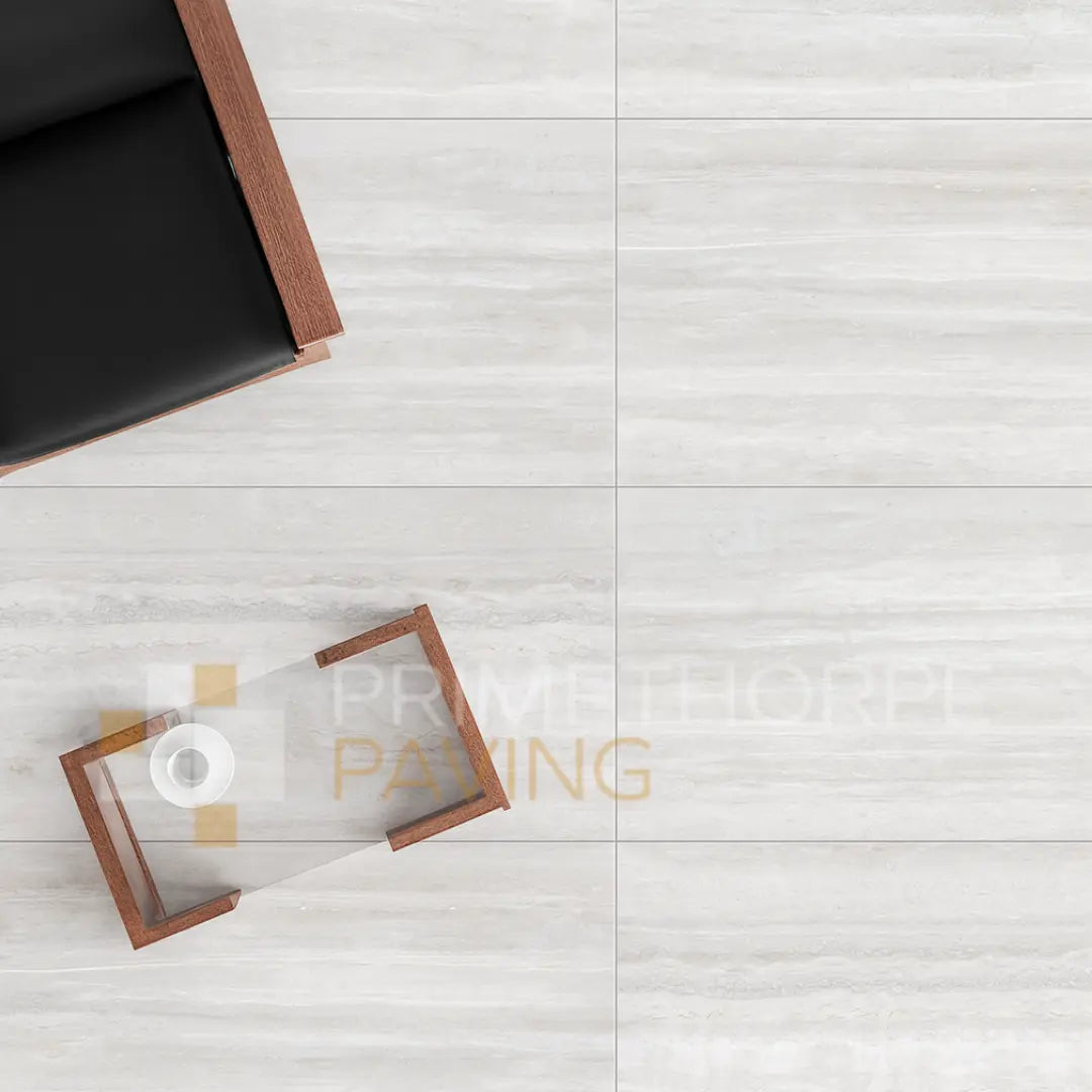 Dolomia White Porcelain Paving - 1200 x 600