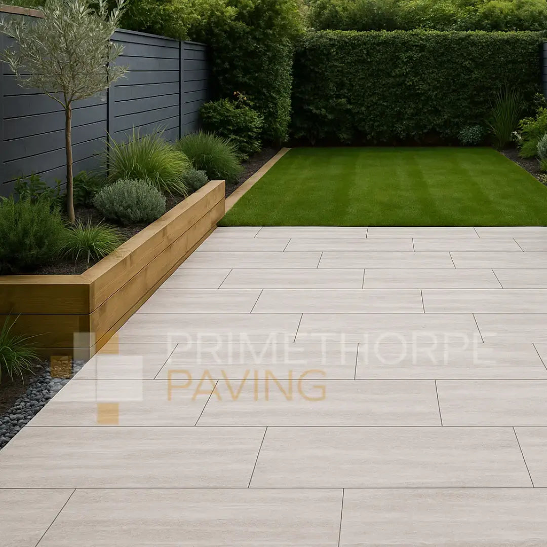 Dolomia White Porcelain Paving - 1200 x 600