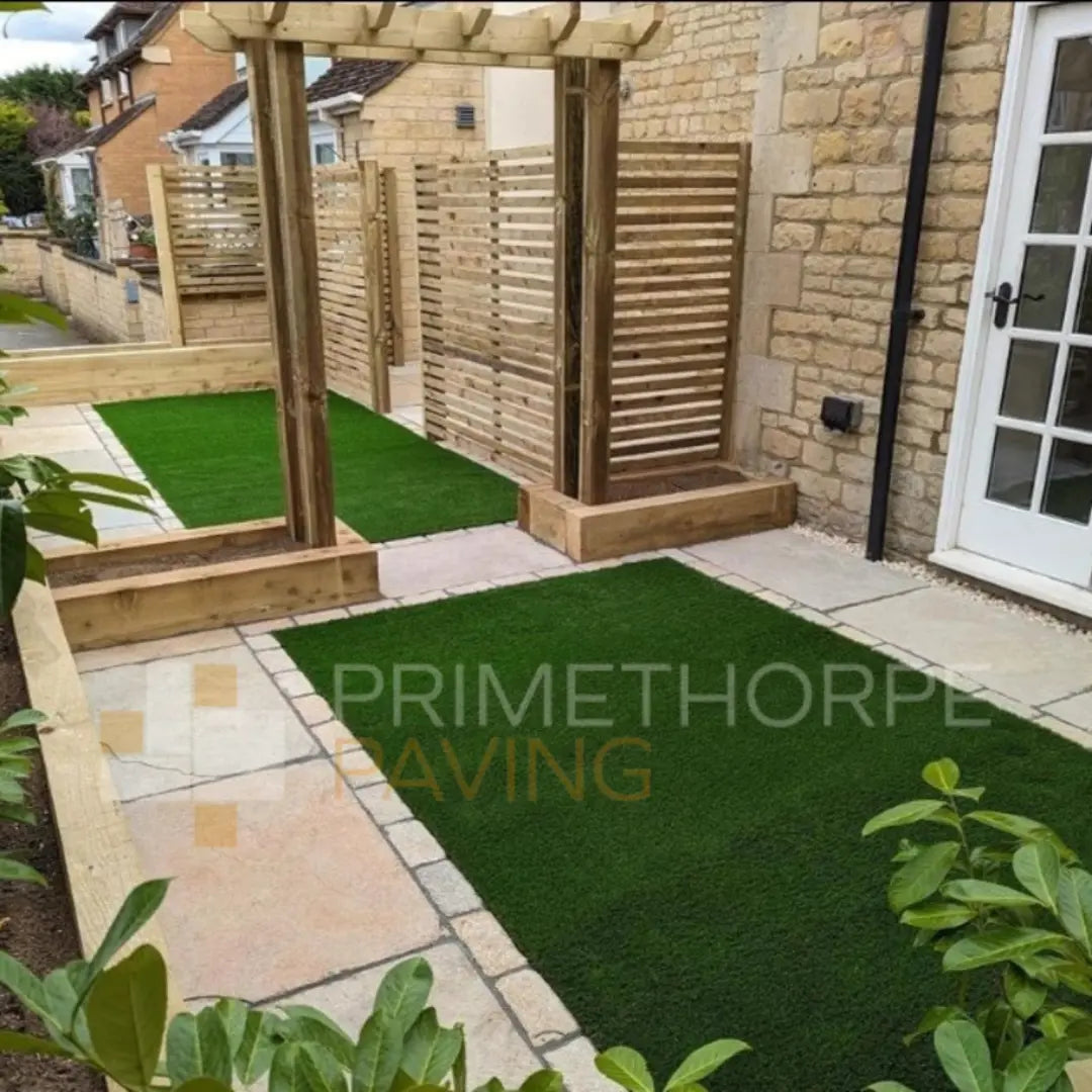 Yellow Limestone Cobble Setts - 200x100mm