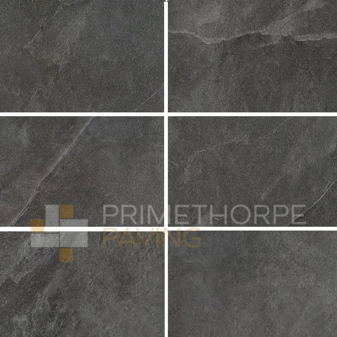 Frame Anthracite Porcelain Paving - 1200 x 600