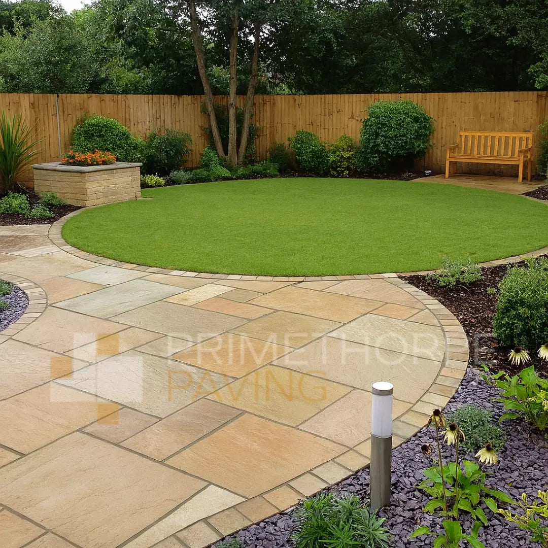 Fossil Mint Sandstone Cobble Setts - 100x100mm