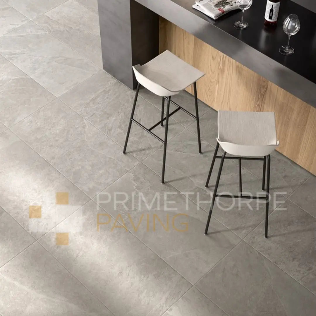 Frame Light Grey Porcelain Paving - 1200 x 600
