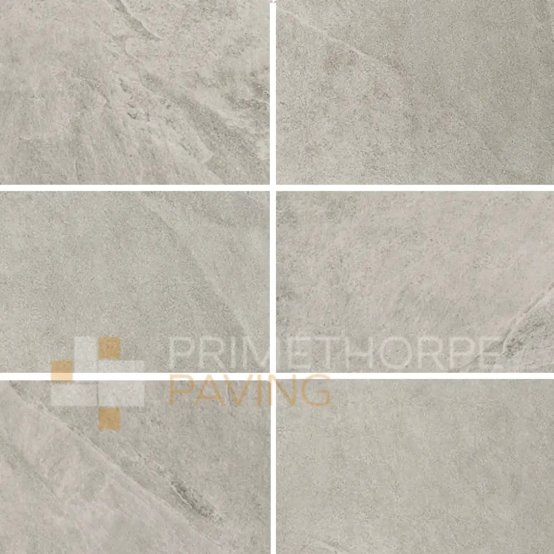 Frame Light Grey Porcelain Paving - 1200 x 600