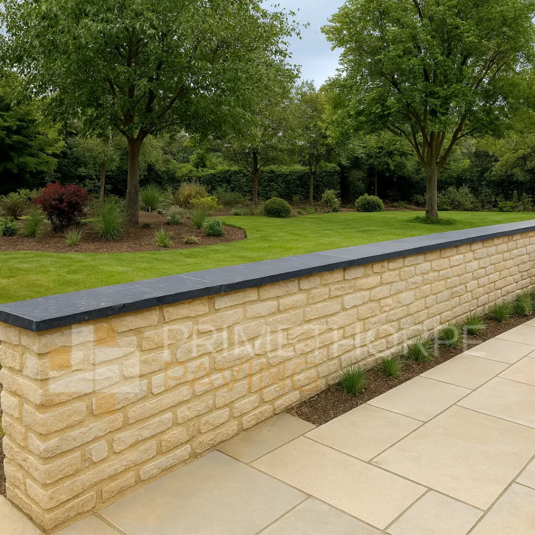 Kota Black Limestone - Coping Stones - Dressed Edge