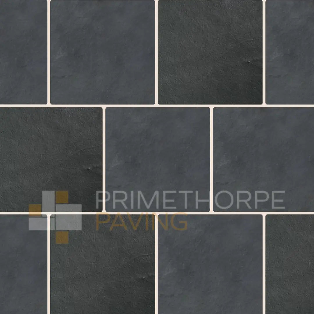 Kota Black Limestone Paving