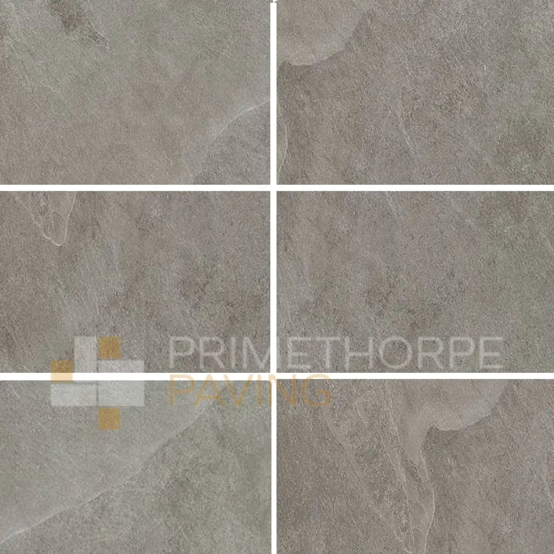 Frame Mid Grey Porcelain Paving - 1200 x 600