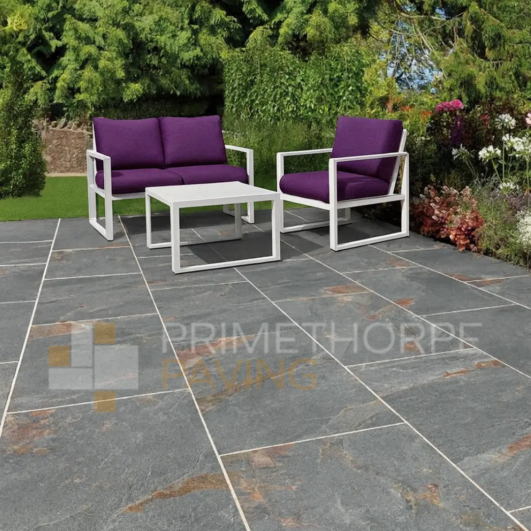 Frame Rustic Porcelain Paving - 1200 x 600