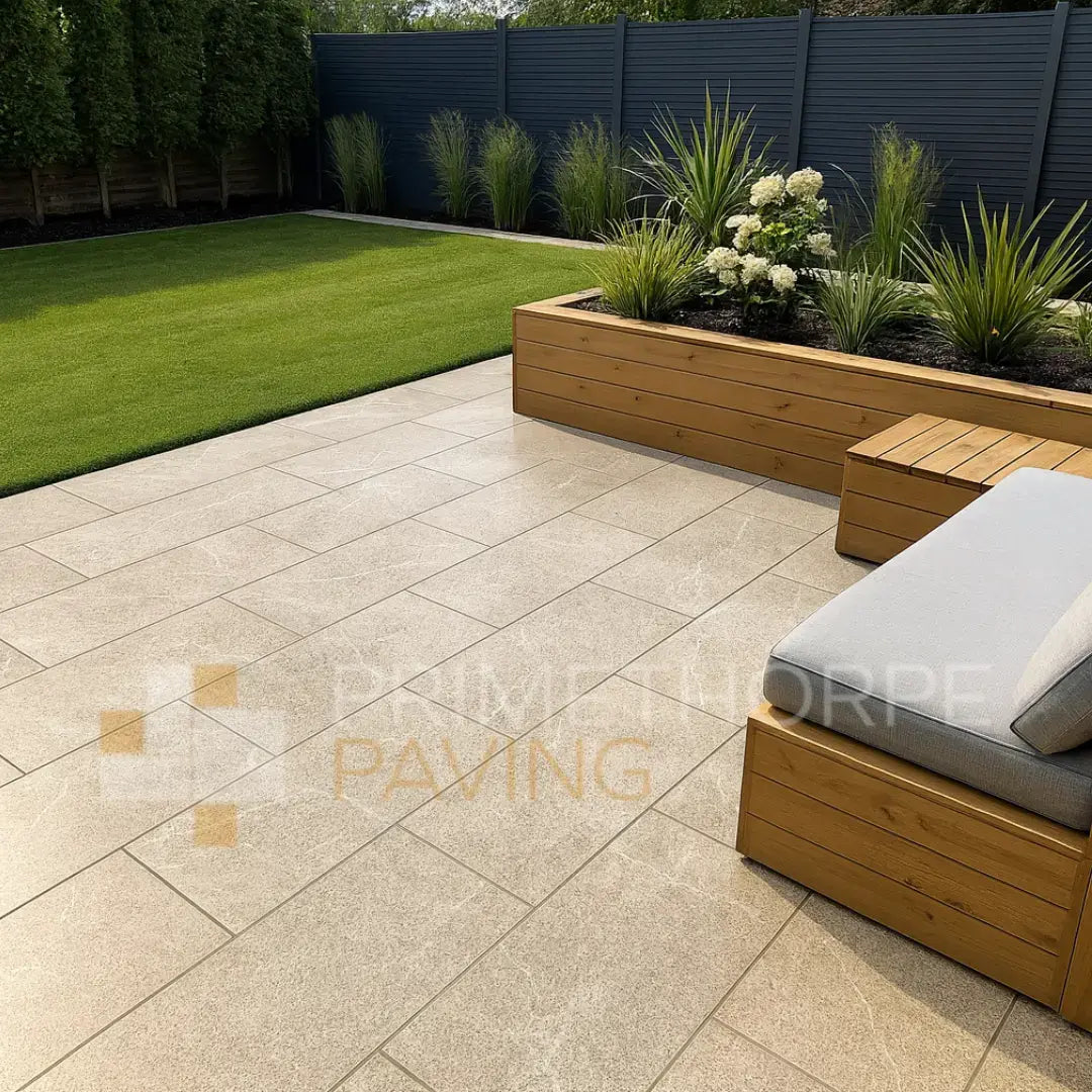 Holystone Beige Porcelain Paving - 1200 x 600