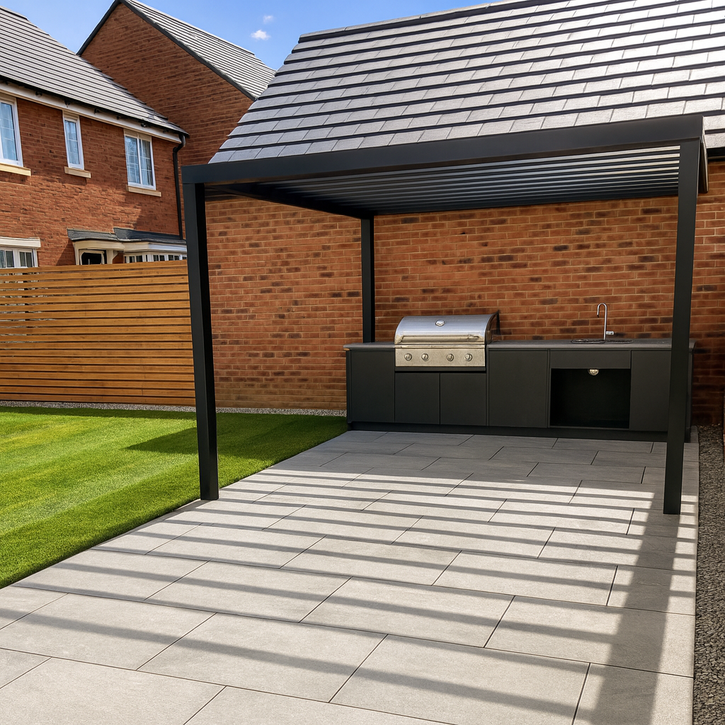 Portland Plata Porcelain Paving