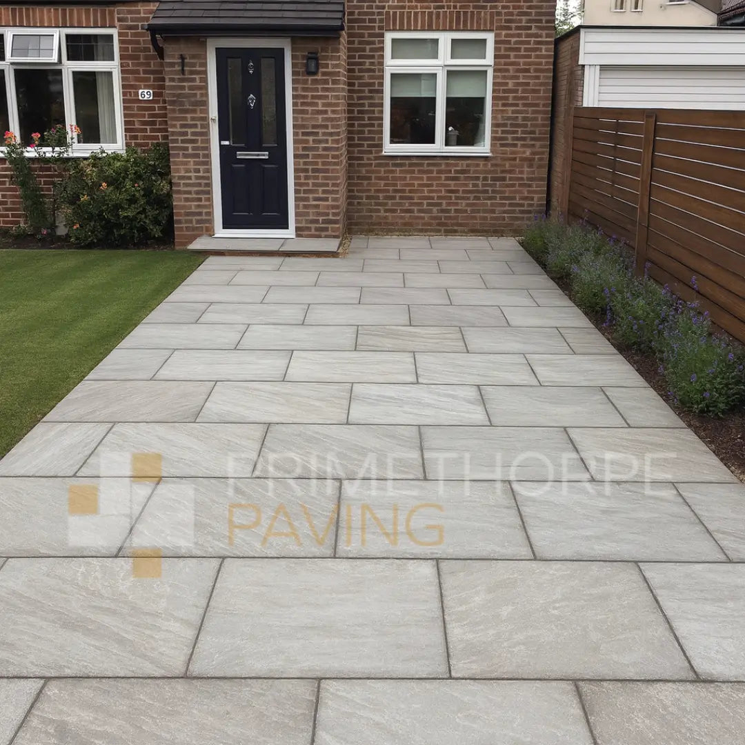 Kandla Grey Indian Sandstone Paving