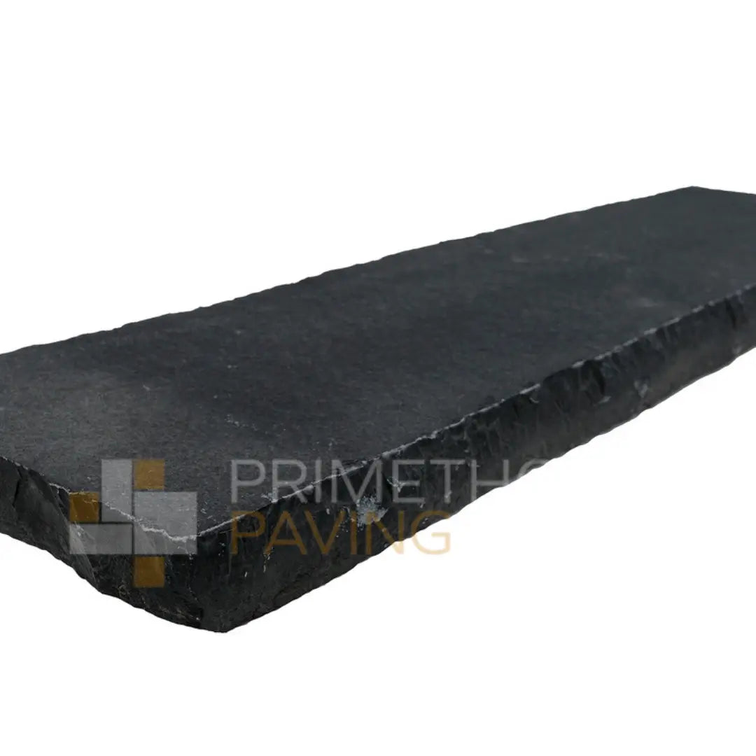 Kota Black Limestone - Rustic Dressed Coping Stones