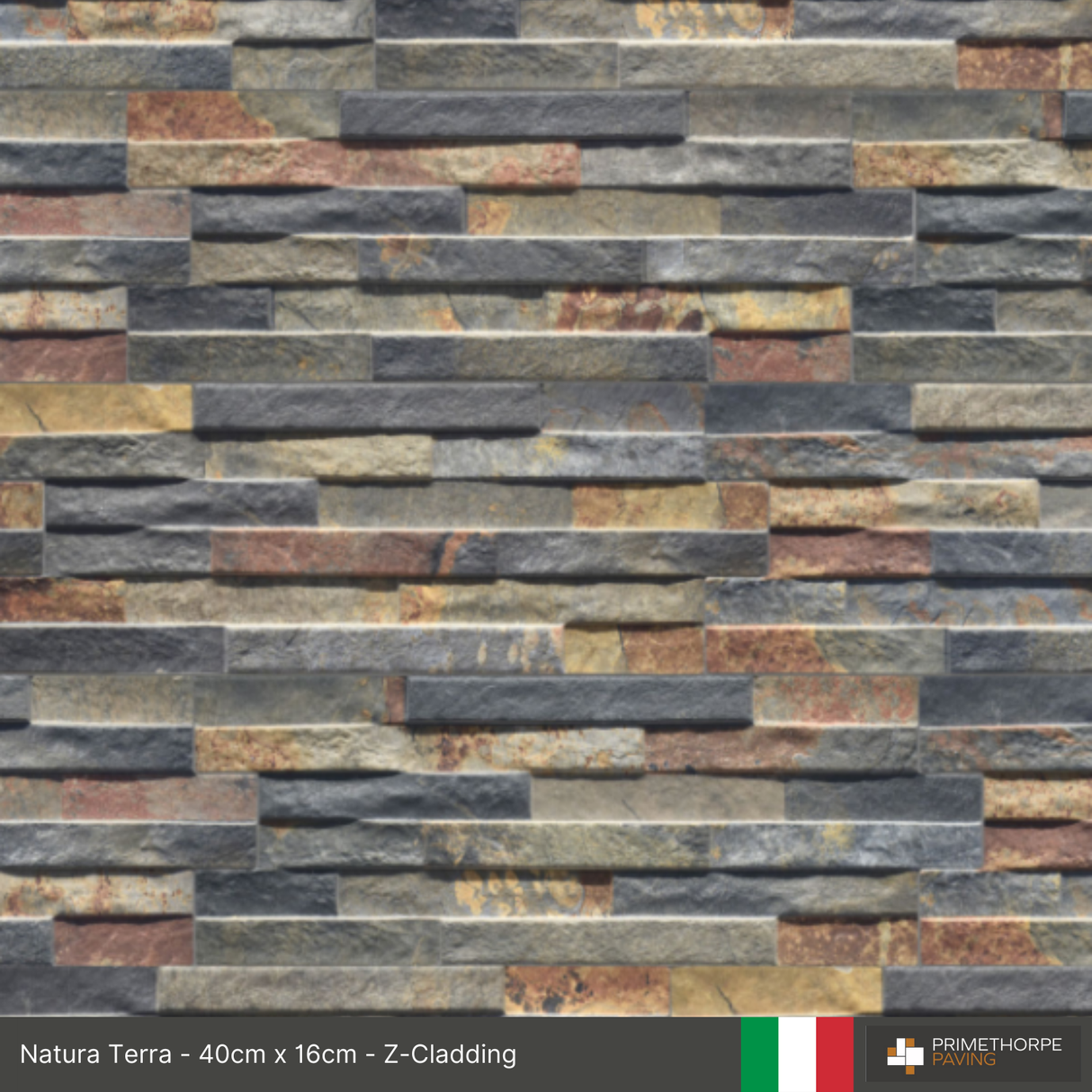 Porcelain Wall Cladding - Natura Split Face Range