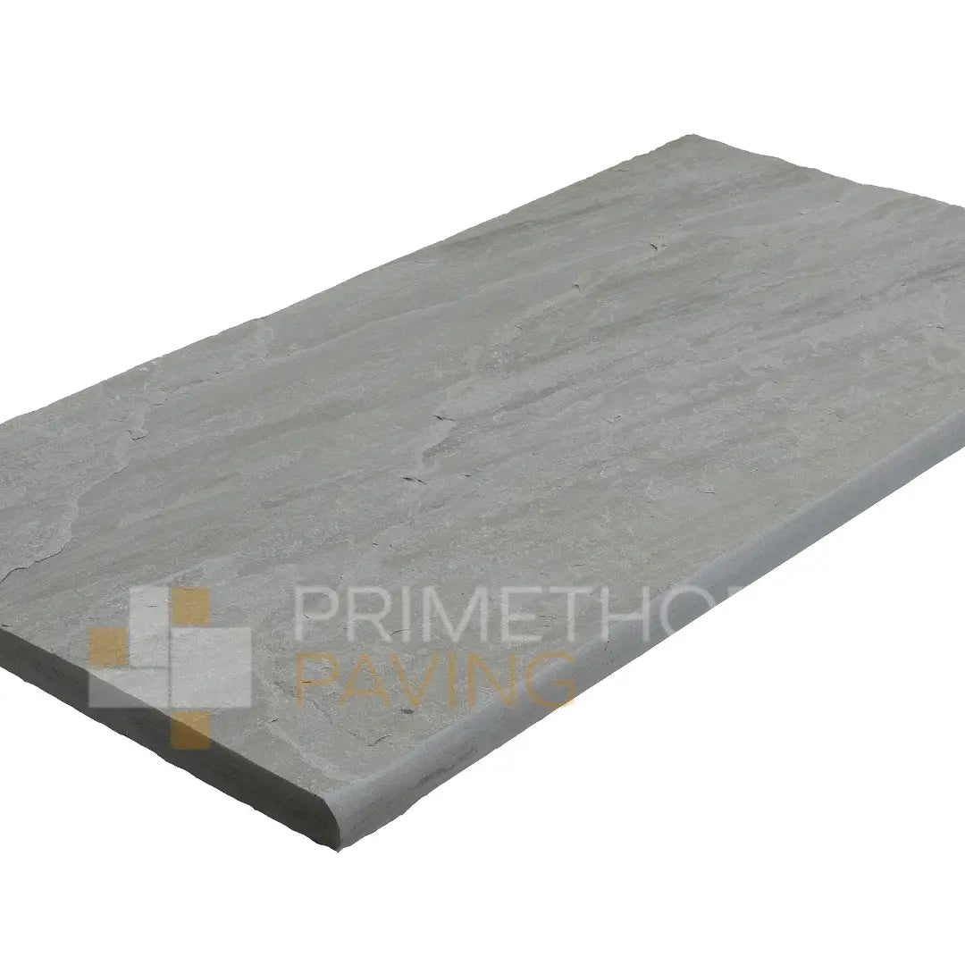 Kandla Grey Sandstone Bullnosed Steps - Rounded Front Edge