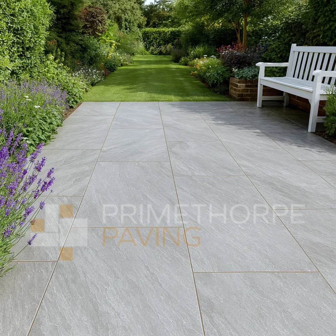 Kandla Grey Porcelain Paving - 900 x 600
