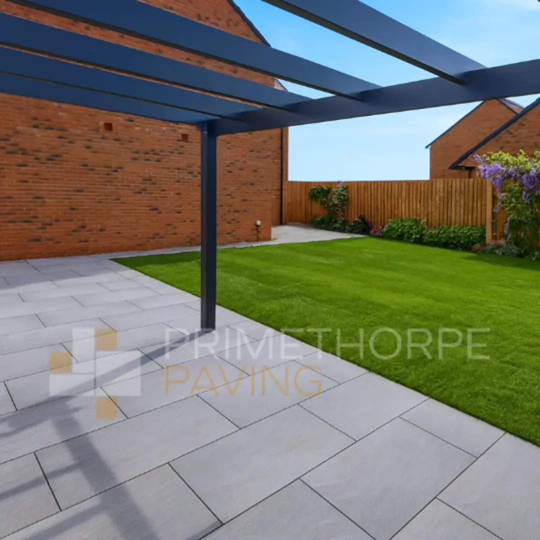 Kandla Grey Porcelain Paving - 900 x 600