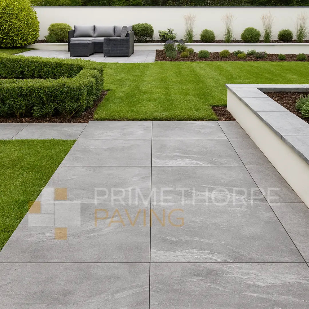 Mercury Grey Porcelain Paving - 900 x 600