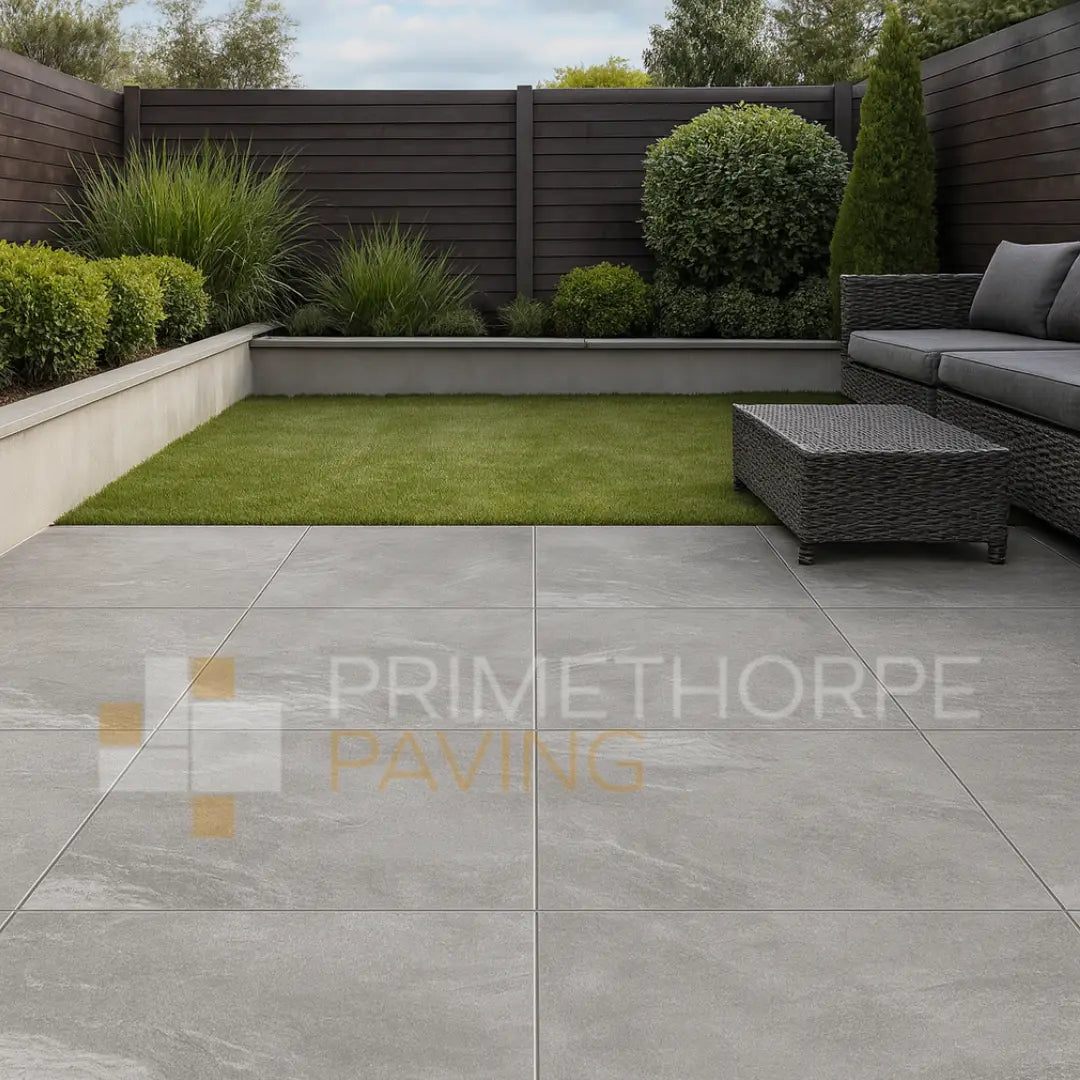 Mercury Grey Porcelain Paving - 900 x 600