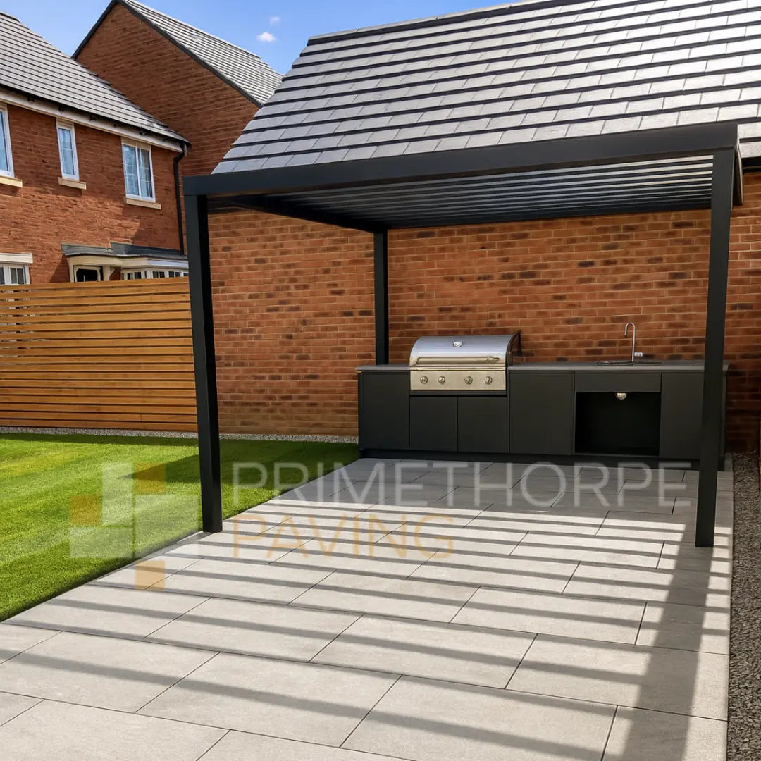 Portland Plata Porcelain Paving - 900 x 600