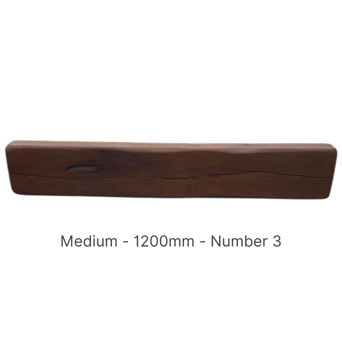 1200mm - Authentic Oak Fireplace Beams