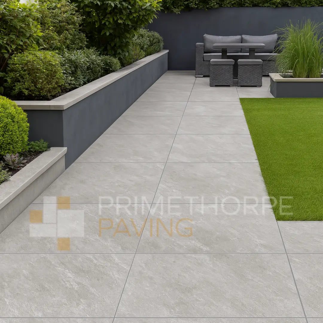 Quartz Grey Porcelain Paving - 900 x 600