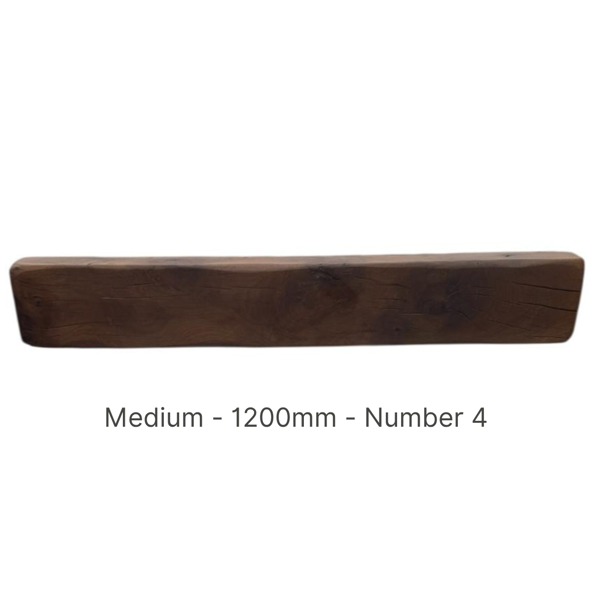 1200mm - Authentic Oak Fireplace Beams