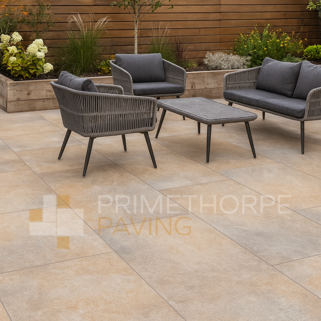 Regale Beige Porcelain Paving - 1200 x 600