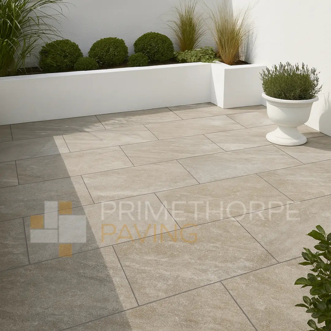 Vesuvio Beige Porcelain Paving - 900 x 600