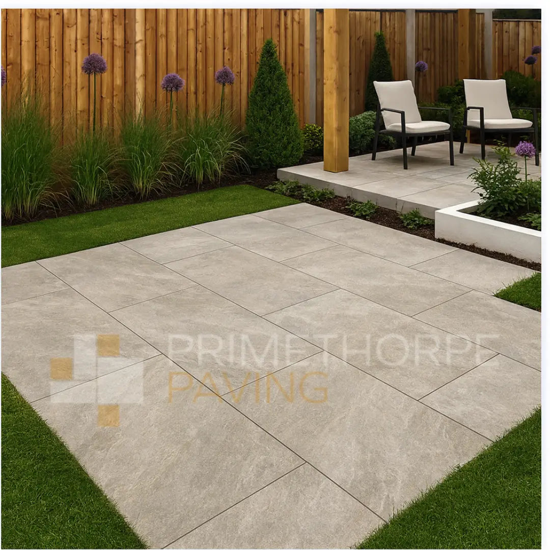 Vesuvio Grey Porcelain Paving - 900 x 600