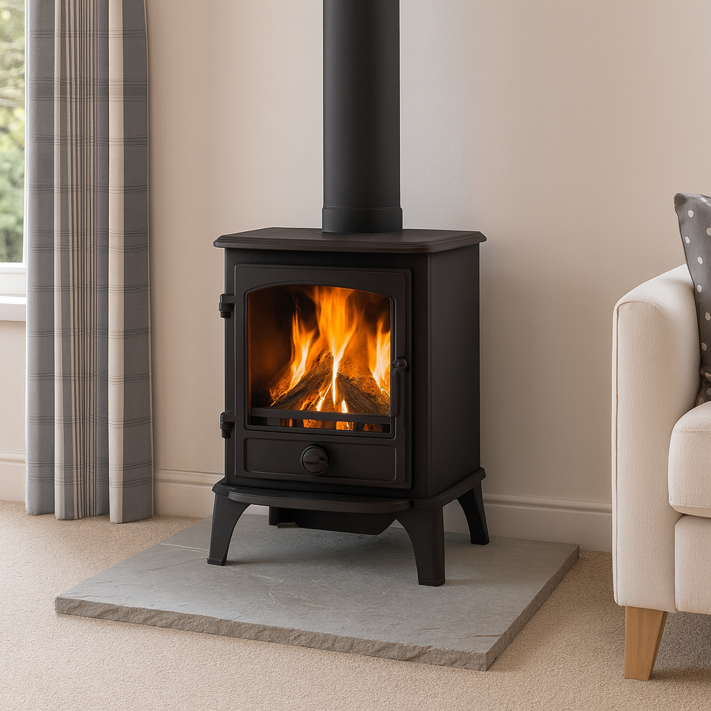 Grey Sandstone Riven Hearth – Cut to Size and Shape