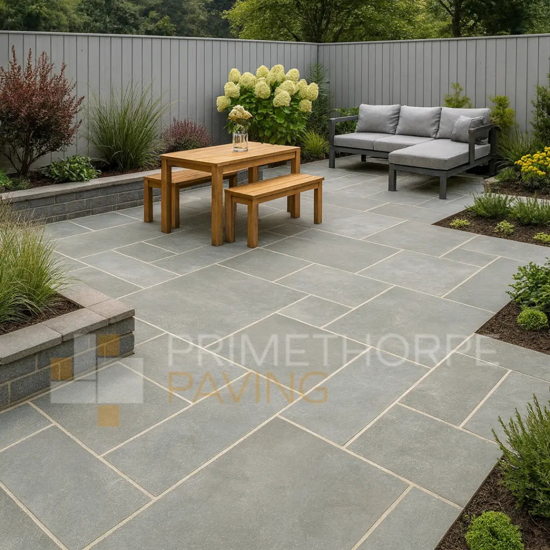 Kota Blue Indian Limestone Paving