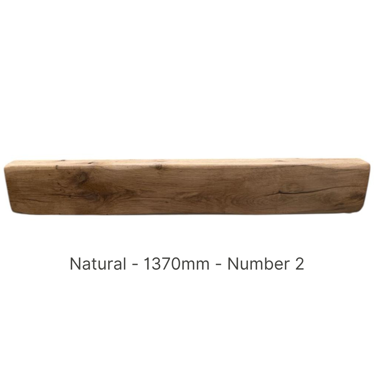 1370mm - Authentic Oak Fireplace Beams