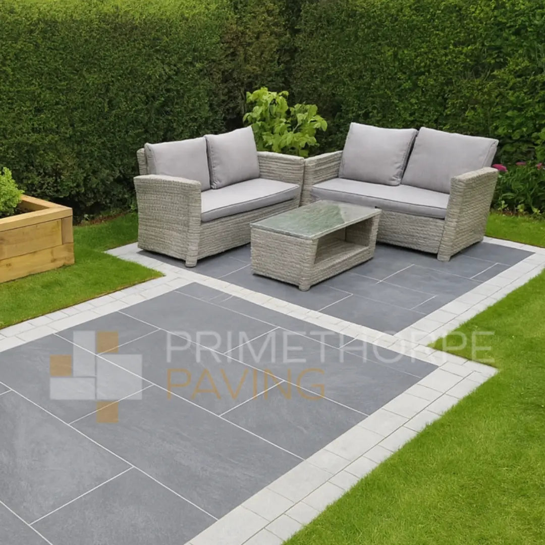 Kandla Grey Porcelain Cobble Setts – 200x100mm