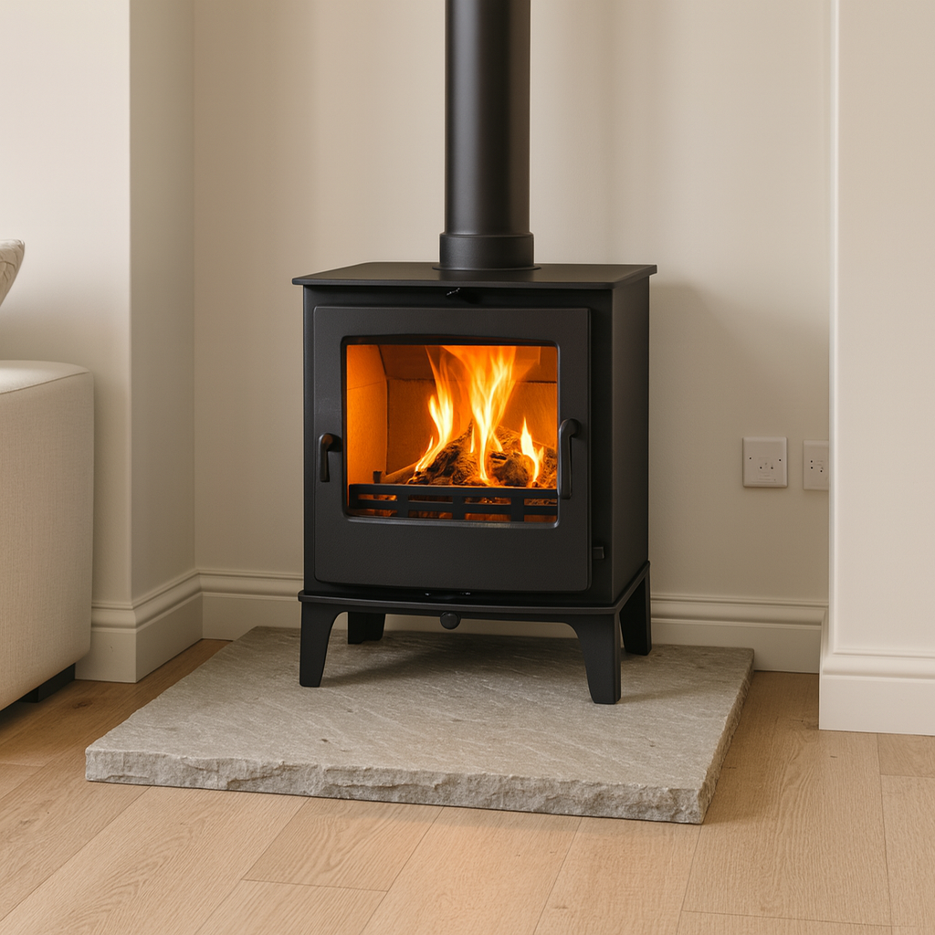 Riven Grey Sandstone Hearth – Bespoke Cut to Size & All Shapes