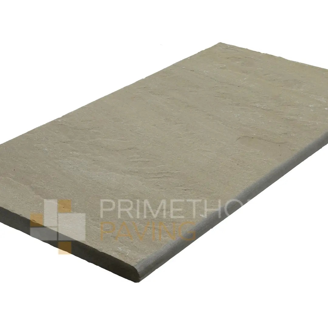Raj Green Sandstone Bullnosed Steps - Rounded Front Edge