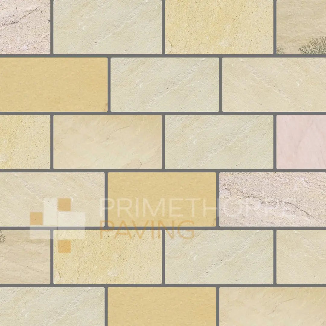 Fossil Mint Sandstone Paving