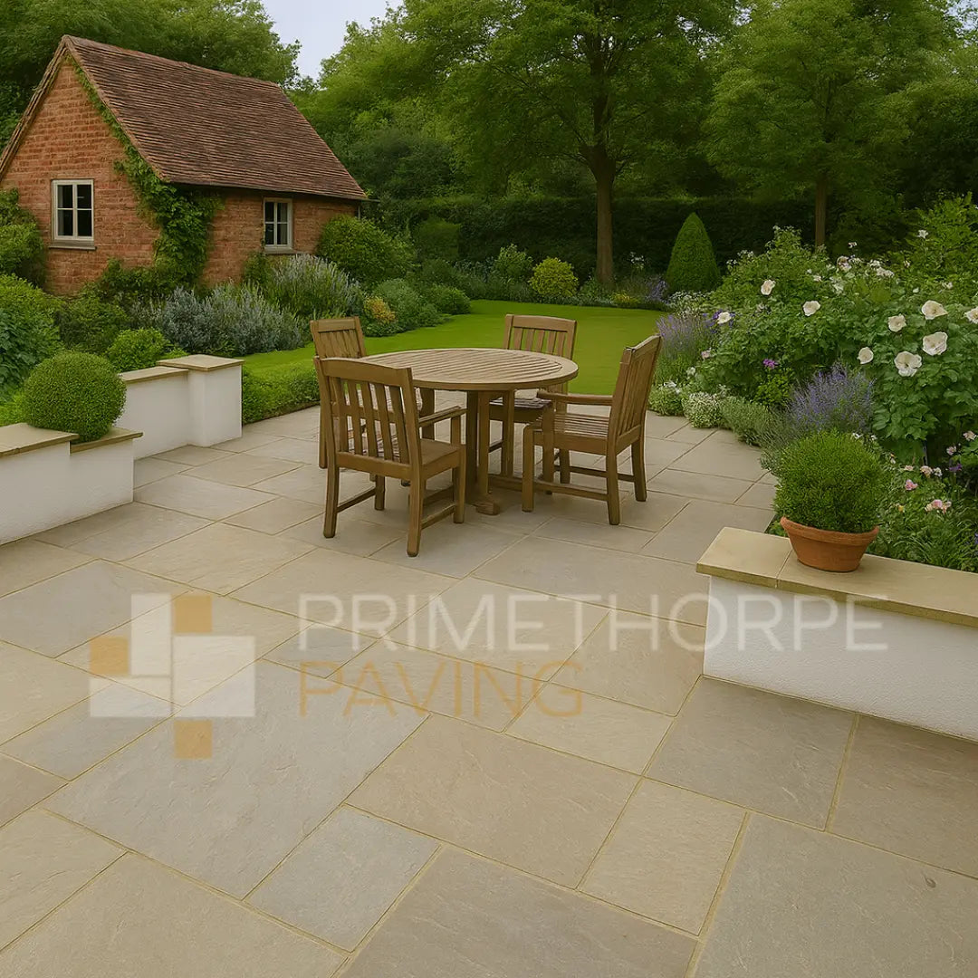 Raj Green Sandstone Paving