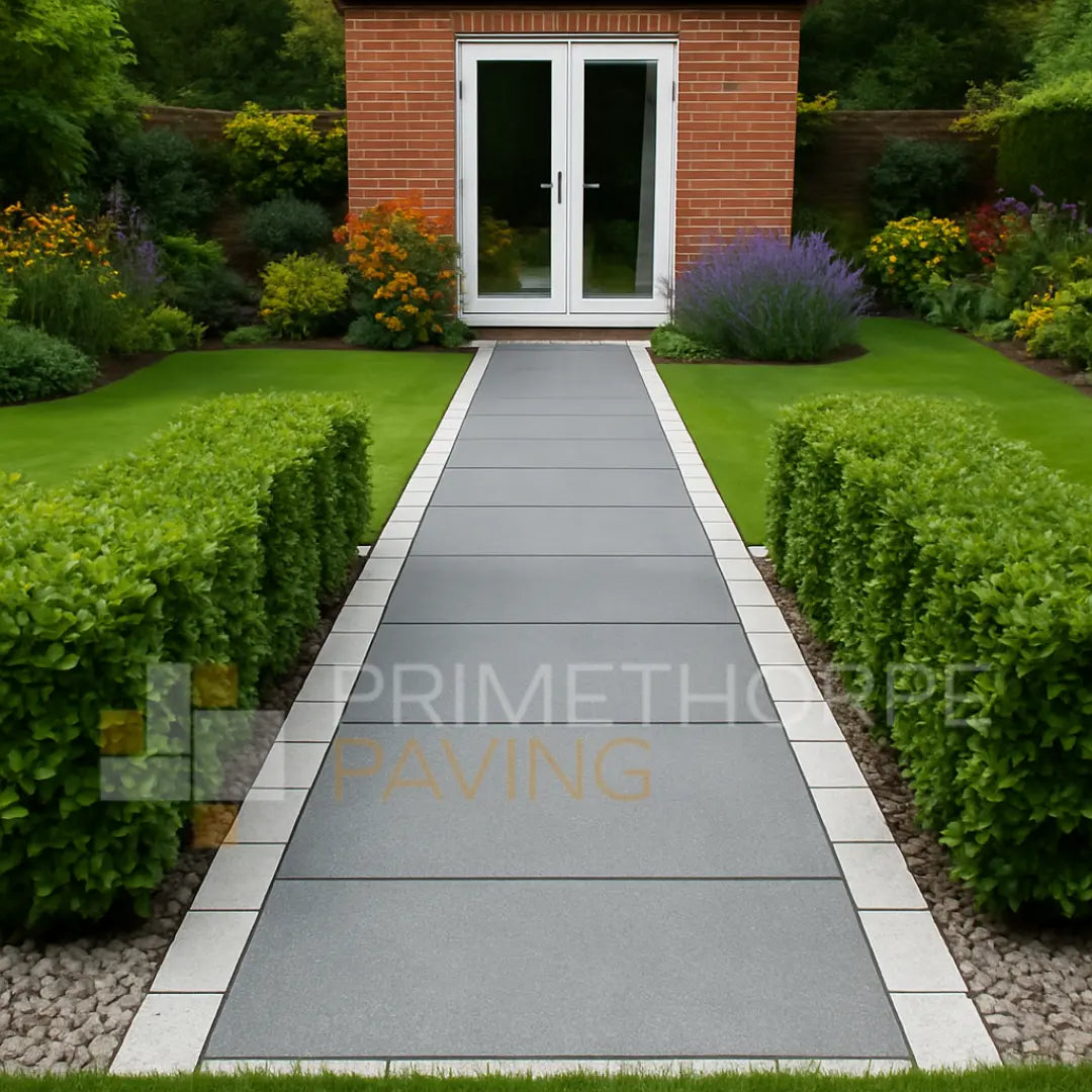 Kandla Grey Porcelain Cobble Setts – 200x100mm